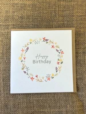Floral Birthday Card