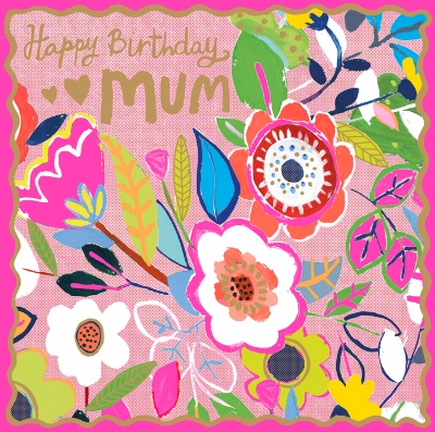 Happy Birthday Mum Card