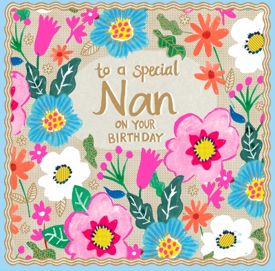 Happy Birthday Nan Card