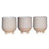 Japandi Mini Planters   Set of 3