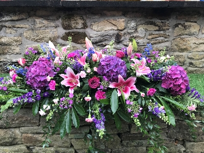 Pink and Purple Double Ended Arrangement