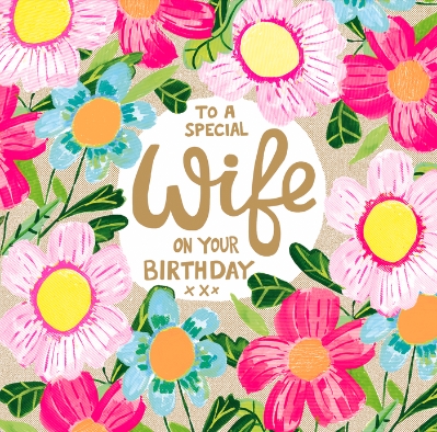 Special Wife Birthday card