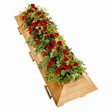 Red and Green Coffin Cover