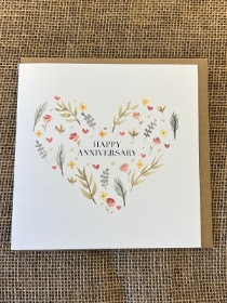 Happy Anniversary Botanical Card