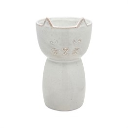 Speckled Cat Vase